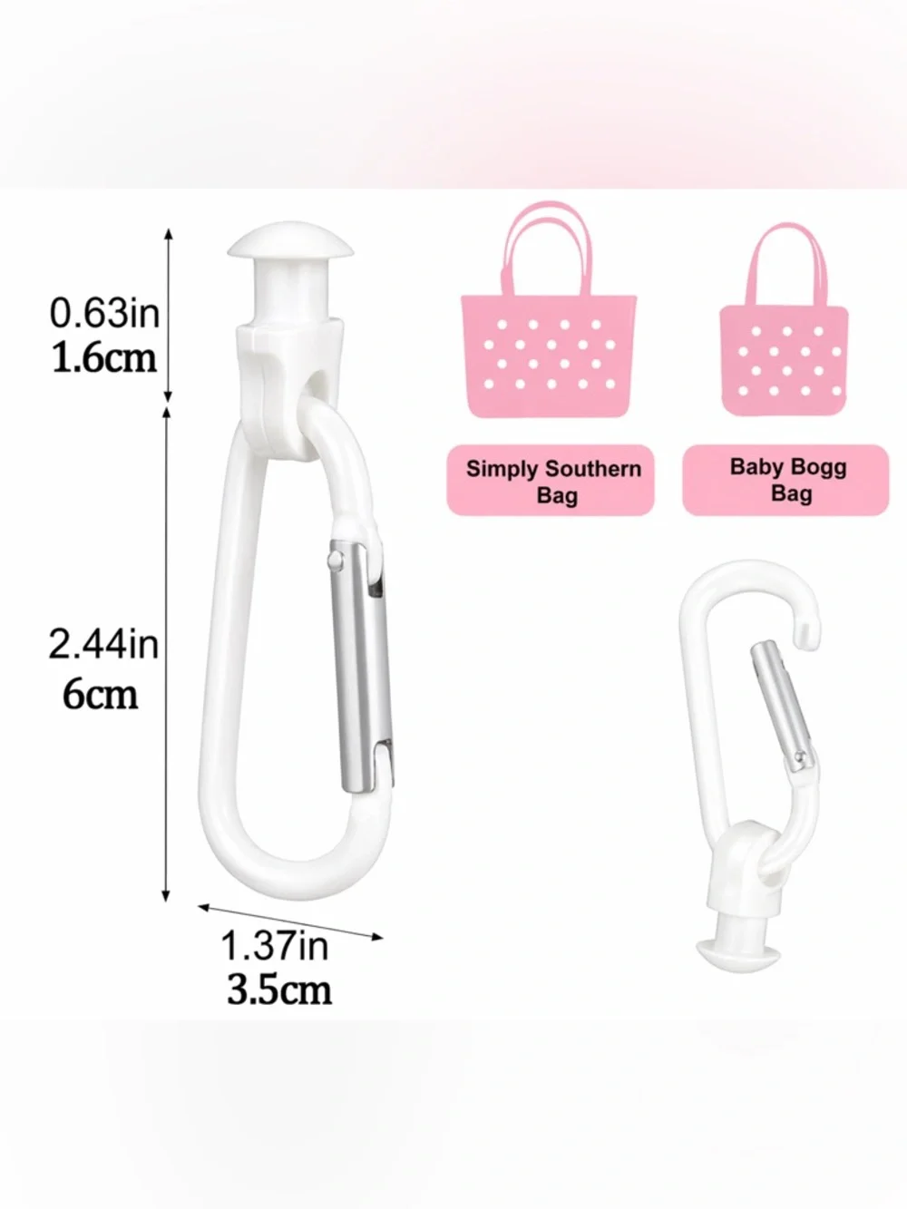 🌈 Bag Accessories {Hook + Keychain} - Picture 3 of 3